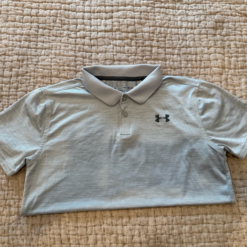 Under Armour Gray Performance golf Shirt XL